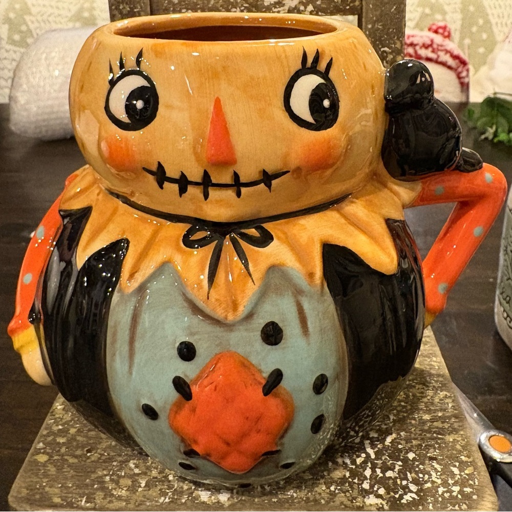 Halloween Scarecrow Ceramic Mug